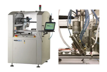 conformal coating tilt rotate