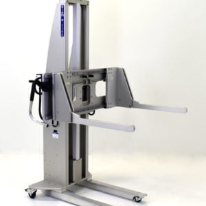 In-Circuit Test Fixture Lift with Folding Arms