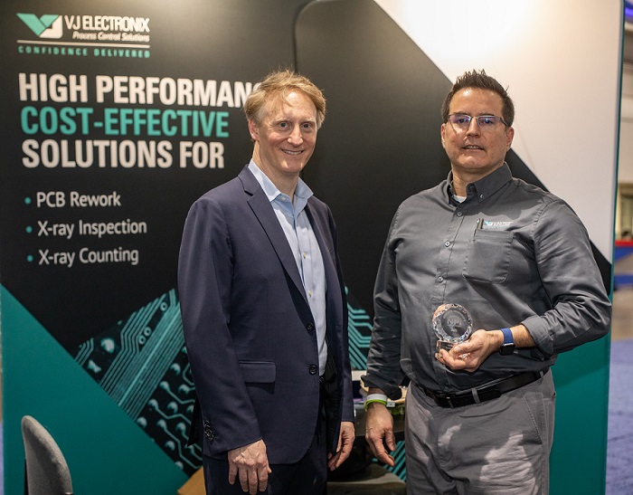 VJ Electronix Wins 2022 NPI Award for New Microfocus X-ray Inspection System